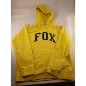 Women's East Village Fox Yellow Hoodie Size Large